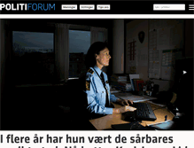 Tablet Screenshot of politiforum.no
